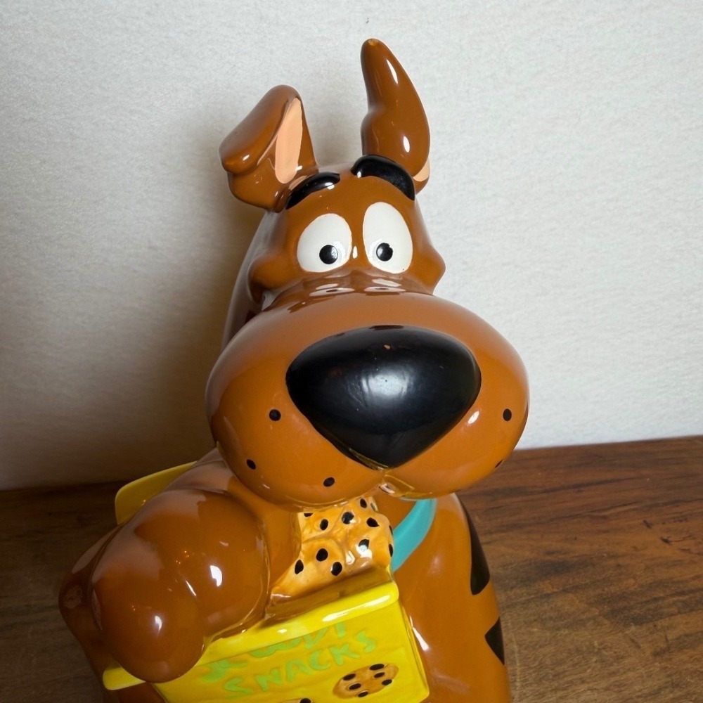 Vintage Scooby Doo Cookie Jar Scooby Snacks 2001 Warner Bros Cartoon Rare - Picture 3 of 12